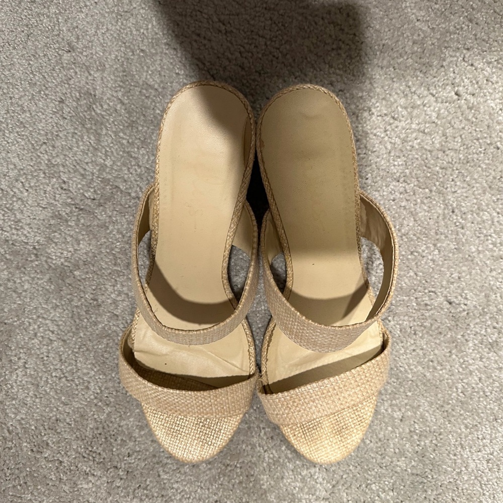 Lulu's Textured Tan Sandals